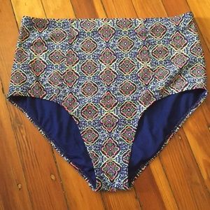 High Waisted Swim Bottoms
